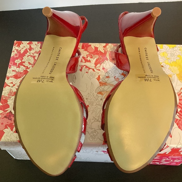 Chinese Laundry Open Toe Sling Back Heels - 7-1/2 - NIB - Picture 8 of 10